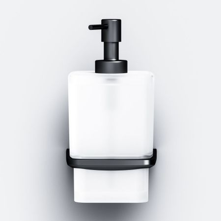 A50A36922 Inspire V2.0, Стеклянный диспенсер для жидкого мыла с настенным держателем, черный, шт A50A36922 Inspire V2.0, Стеклянный диспенсер для жидкого мыла с настенным держателем, черный, шт