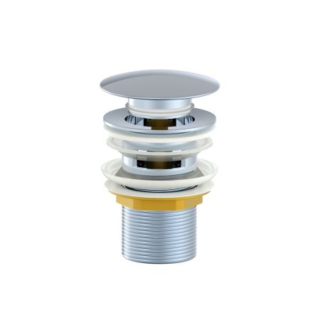 Донный клапан для раковины с переливом 1 1/4 WONZON & WOGHAND, Хром (WW-88SS01-CR), артикул WW-88SS01-CR