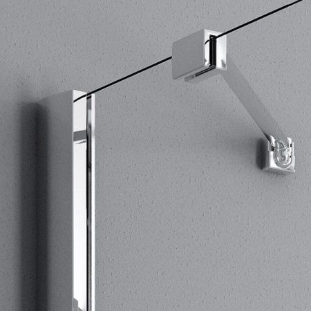 Элемент душевой двери Radaway Fuenta New DWJS 140 L профиль Хром стекло прозрачное