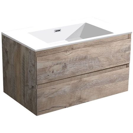 Тумба под раковину Vincea Luka VMC-1L800NW подвесная N.Wood, артикул VMC-1L800NW