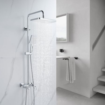 Душевая система Shevanik S6826, хром