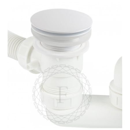 Слив-перелив (автомат, 90 см.) FILARETE FL90W, белый, артикул FL90W