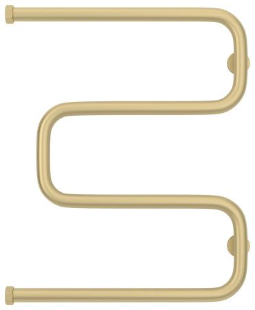 Полотенцесушитель водяной Ш-обр. 600х500 Н. Г. 1" (Матовая шампань)