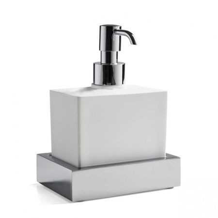 3SC SK 3.0 Дозатор подвесной, цвет: белый/хром, артикул SK01DSL.BO