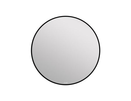 Зеркало Cersanit  ECLIPSE smart 80x80 с подсветкой круглое в черной рамке (64147), артикул 64147
