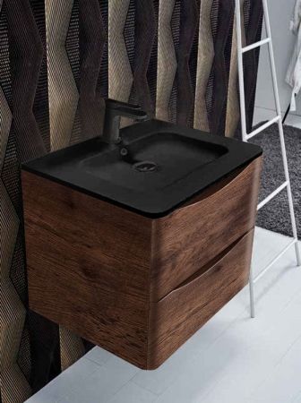 Тумба под раковину Vincea Roberta VMC-1R600RW подвесная R.Wood, артикул VMC-1R600RW