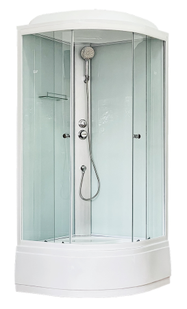 Душевая кабина Royal Bath RB 90CK5-WT (белое/прозрачное), артикул RB90CK5-WT