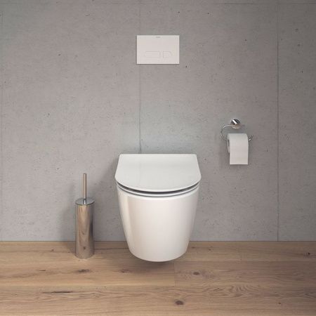 Duravit Soleil by Starck Унитаз подвесной 370х480мм, безободковый, Weiß Hochglanz, HyG, цвет белый