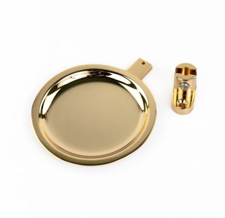 Stil Haus Hashi, настенная металлическая мыльница, цвет золото, артикул HS09M(16)