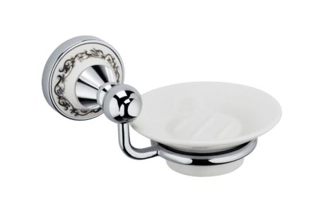 Мыльница Fixsen Bogema FX-78508 Хром Белый