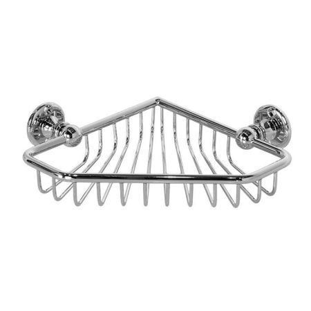 Devon First Class Мыльница угловая решетчатая, настенная, цвет: хром, артикул DD33066CR