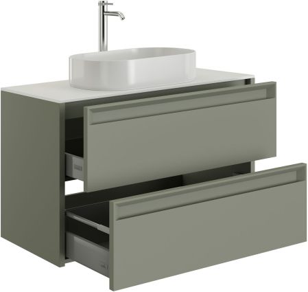 Тумба под раковину Allen Brau Fantasy 80 1.11001.CGM 2.0 олива матовый, артикул 1.11001.CGM 2.0