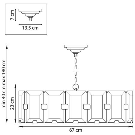 Люстра подвесная Novara Lightstar 713287, артикул 713287
