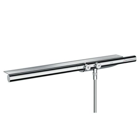 AX Showers Настенный термостат для ванны, с полкой 713х70мм, 2 потреб., цвет: хром, артикул 45440000