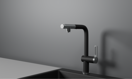 Смеситель для кухни GRANULA с выдвижным изливом и подключением к фильтру (8169, ТУРМАЛИН), артикул 8169, ТУРМАЛИН