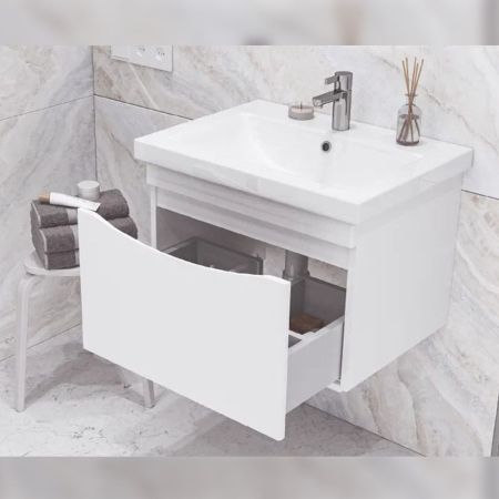 Тумба под раковину подвесная Velvex Vizo tpVIZ.60.1Y-21, 60 см, артикул tpVIZ.60.1Y-21