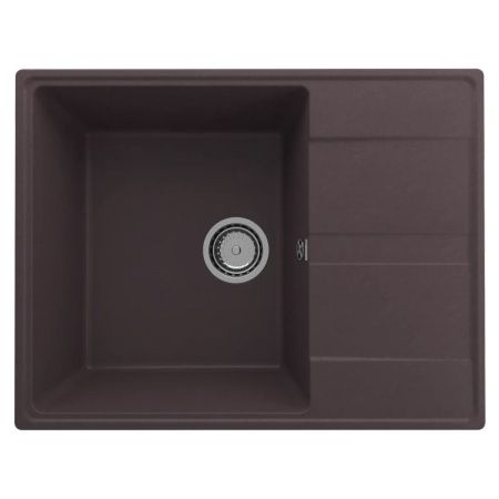 Кухонная мойка Ulgran Quartz Prima 650-06, трюфель, артикул Prima 650-06