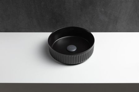 Раковина накладная Allen Brau Fantasy Line 36 4.11032.31 черный матовый, артикул 4.11032.31