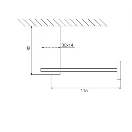 Fima Carlo Frattini Quadra Держатель туалетной бумаги, цвет: чёрный матовый, артикул F6025/1NS