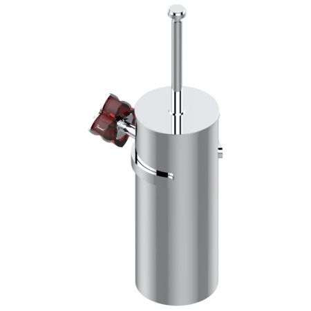 THG PETALE DE CRISTAL ROUGE Ёршик для унитаза, подвесной, цвет хром, артикул U6C-A02-4720C