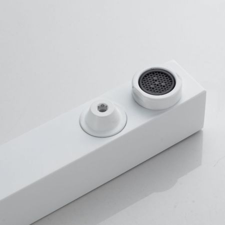 Смеситель для кухни с подключением фильтра Shevanik S148C, белый, артикул S148C