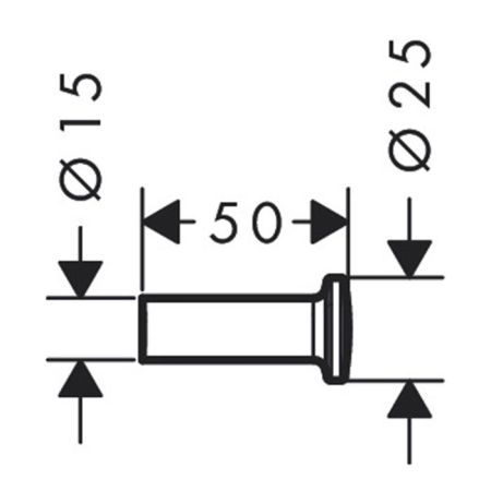 AXOR UNIVERSAL CIRCULAR Крючок, цвет шлифованное золото, артикул 42811250