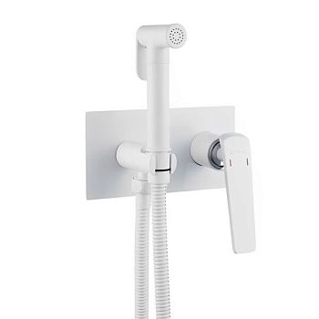Гигиенический душ со смесителем Shevanik S8005F, белый