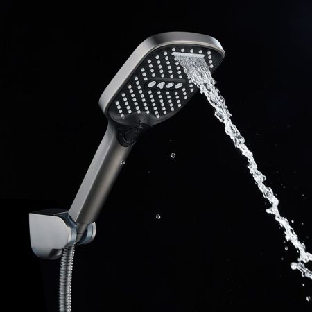 Смеситель для ванны Shevanik S4102T, оружейная сталь, артикул S4102T