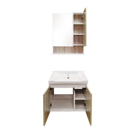 Тумба с раковиной Comforty Рига 60 4142213 подвесная Дуб сонома