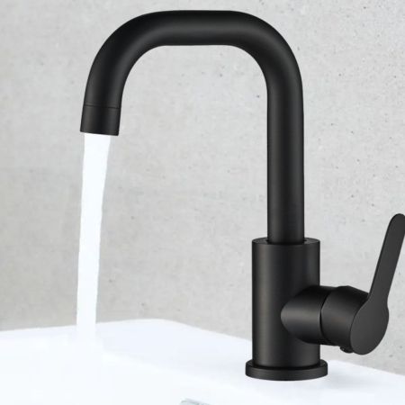 Смеситель для раковины Maretti Project Black PB32RP56, черный, артикул PB32RP56