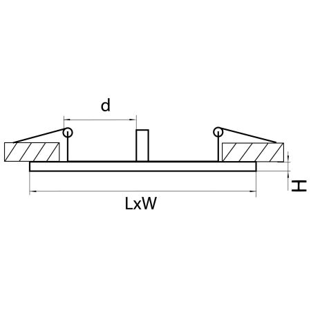 Рамка для светильника Intero 111 Lightstar 217827, артикул 217827