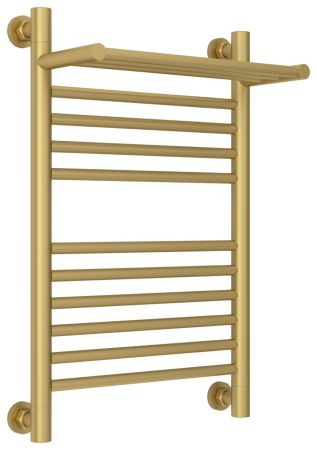 Полотенцесушитель водяной "БОГЕМА 1П +" 600х400 (Матовое ЗОЛОТО), артикул 032-0223-6040