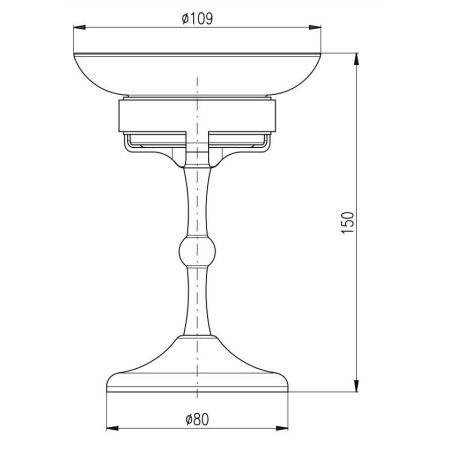 Мыльница Rav Slezak MORAVA MKA0301, хром, артикул MKA0301