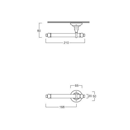 SIMAS Accessori Держатель туалетной бумаги, цвет хром