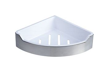 Угловая полка Fixsen Hotel FX-31003D Белый, хром