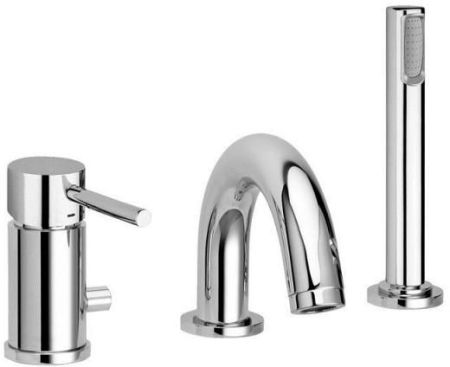 Смеситель на борт ванны Paffoni Light LIG047CR, артикул LIG047CR