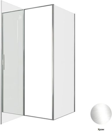 Душевой уголок Allen Brau Priority 120x90 3.31031.00 + 3.31043.00 хром, артикул 3.31031.00 + 3.31043.00