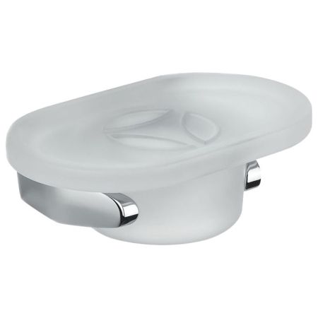 Colombo Road мыльница настенная, цвет: хром/матовое стекло, артикул B8001.CR-VAN