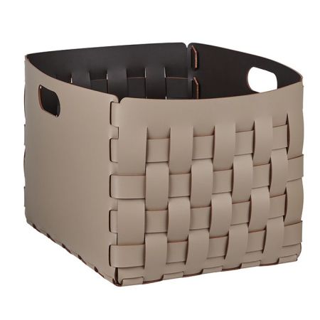 ADJ Корзинка Bottega, 35x40xH30 см., цвет: капучино/шоколад, артикул 1048.04/06