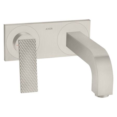 AX Citterio Смеситель для раковинынастенный,пан,тек, цвет сталь, артикул 39171800