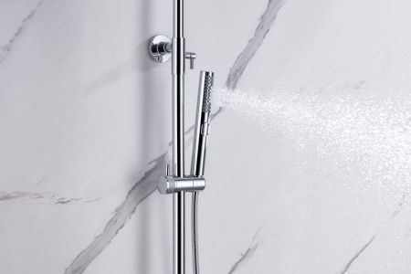 Душевая стойка Allen Brau Priority 5.31A10-00 хром, артикул 5.31A10-00