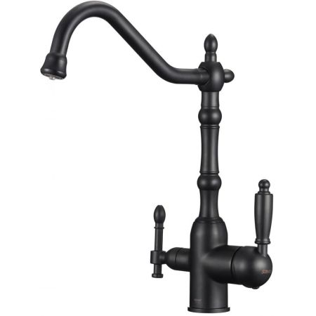 Смеситель для кухни с подключением к фильтру Savol S-L1803H, черный