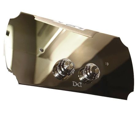 Devon Смывная клавиша двойного смыва (для монтажных систем Geberit UP320), цвет: никель блестящий, артикул DEPLNKL