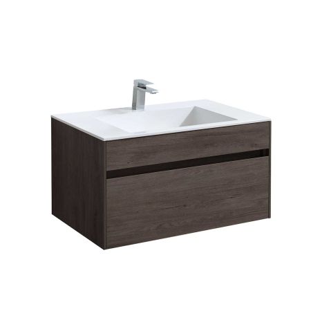 База под раковину Chiara 800 подвесная, 1 выкатной ящик soft-close, R.Oak, артикул VMC-2C800RO