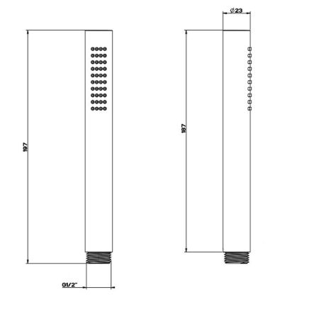 GESSI 316 Душевая лейка с легкой очисткой, цвет: steel brushed