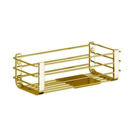 Colombo Angolari Полка металлическая, подвесная, цвет: PVD золото матовое, артикул B9632.OM