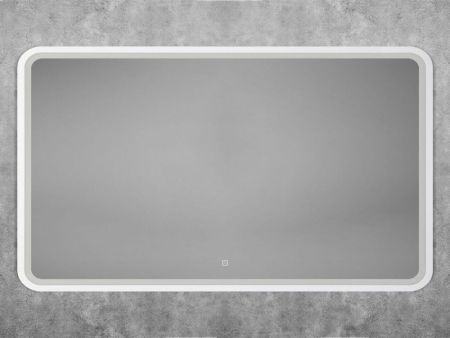 Зеркало с подсветкой "Genova 1200x800" AM-Gen-1200-800-DS-F-White, артикул AM-Gen-1200-800-DS-F-White