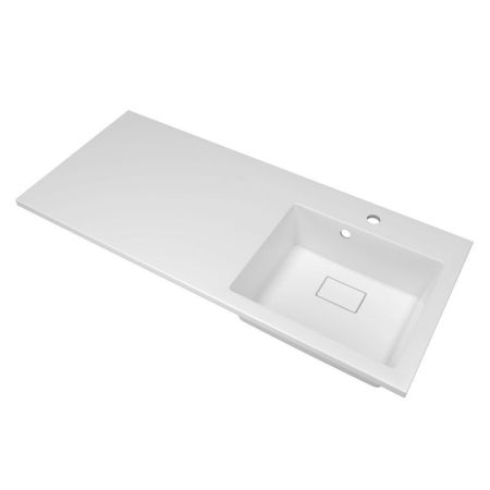 Раковина Florentina Аванти 110 см 10.310.0R110.001, белая, артикул 10.310.0R110.001