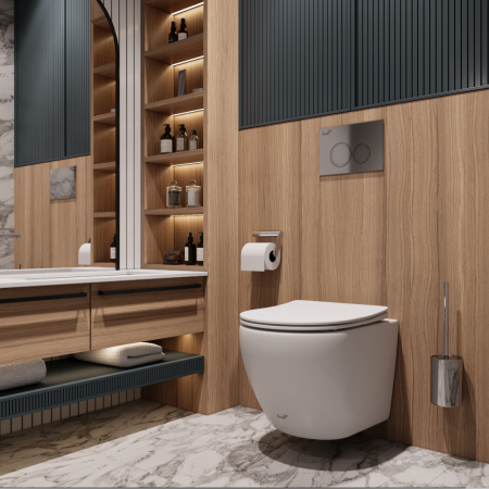 Унитаз TICINO Aria MW подвесной безободковый Cerutti SPA CT8917 Унитаз TICINO Aria MW подвесной безободковый Cerutti SPA CT8917