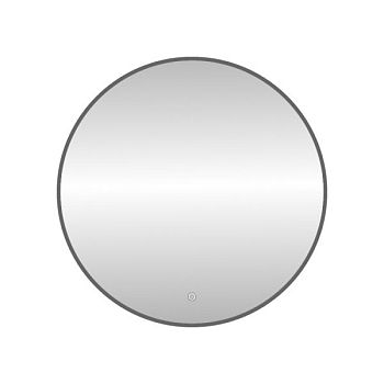 Зеркало с подсветкой LED Fixsen FX-1060F круглое 60х60 см, графит